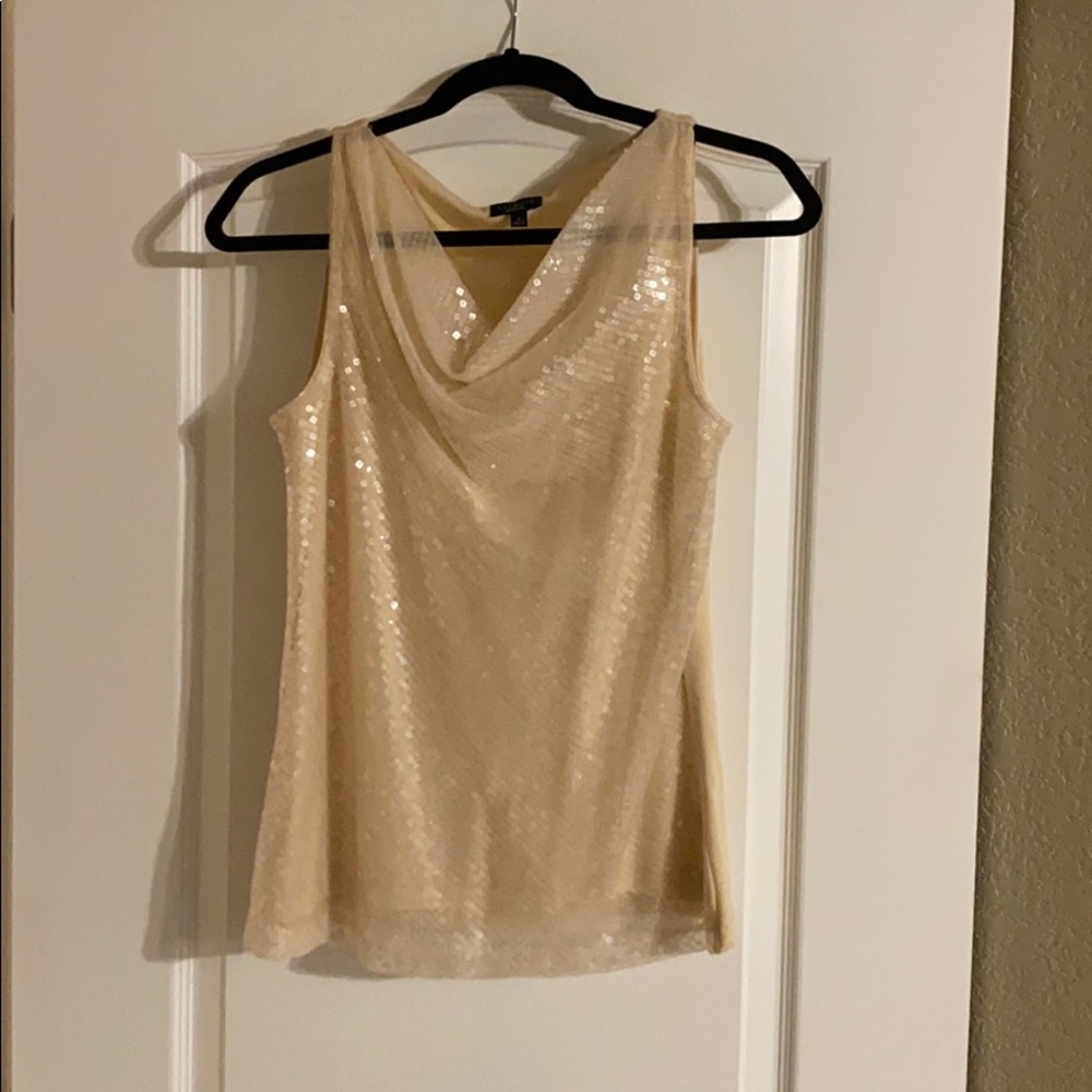 Talbots sequined dress tank